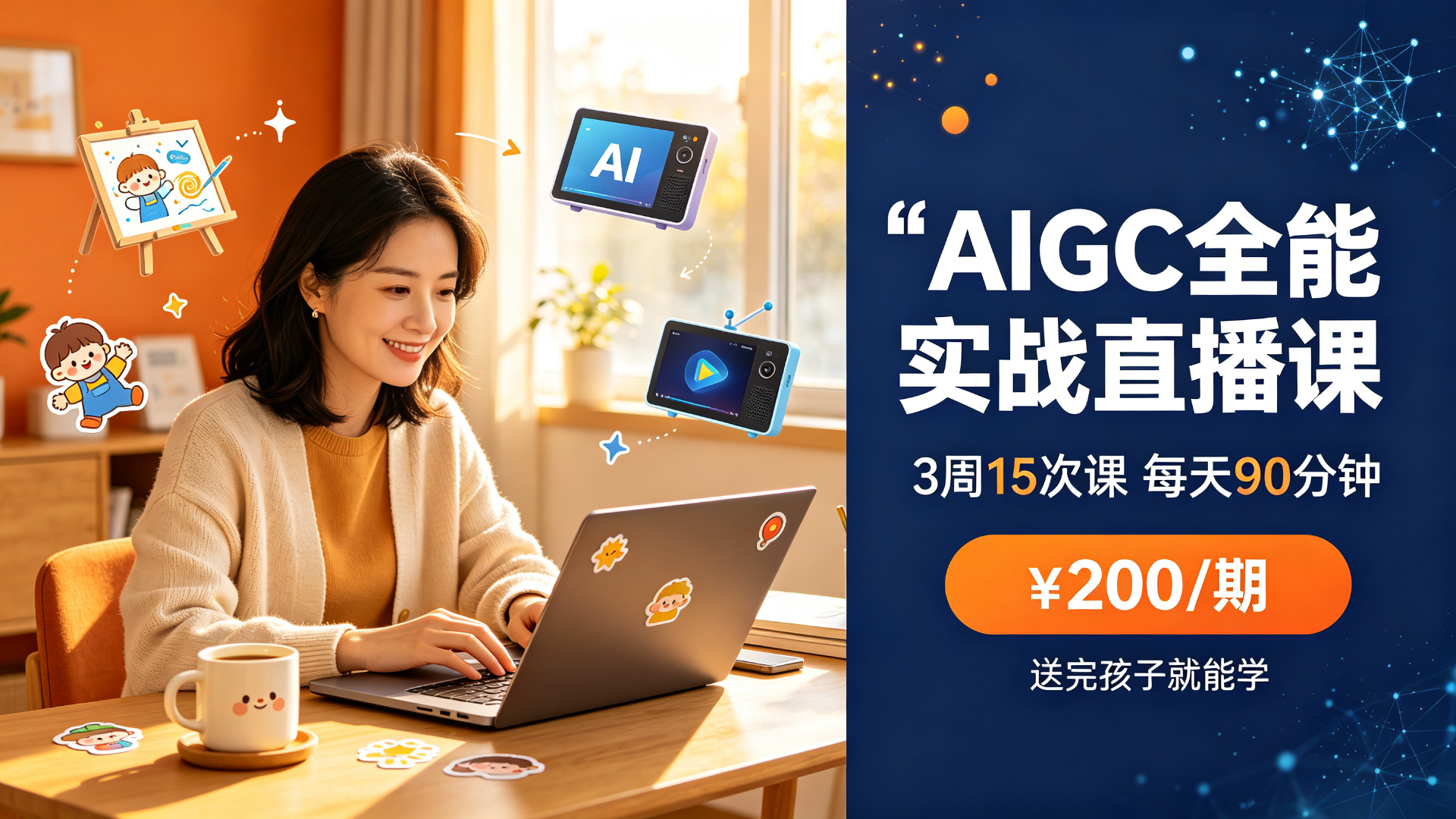 AIGC全能实战直播课
