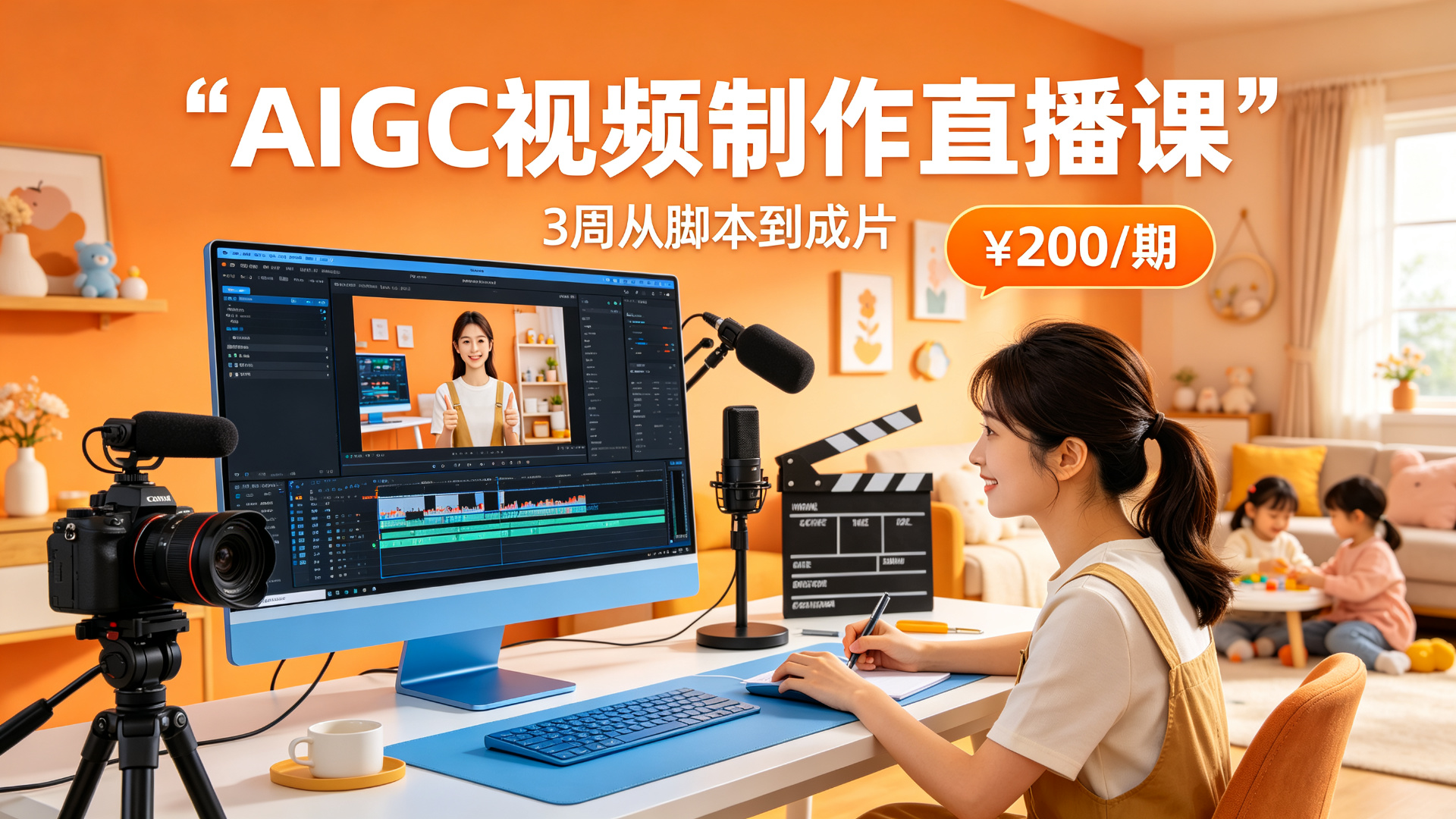 AIGC视频制作直播课